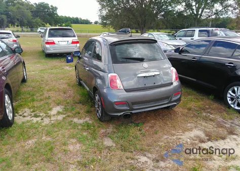 2012 Fiat 500 Sport из США, поврежденный, VIN 3C3CFFBRXCT384908